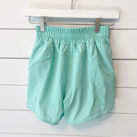 Lululemon | Women’s Tracker Short In Aqua Mint pull on Runner Short Size 4 - Picture 4 of 13